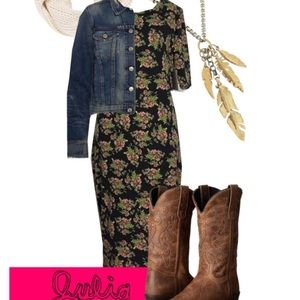 LuLaRoe Floral Julia Dress